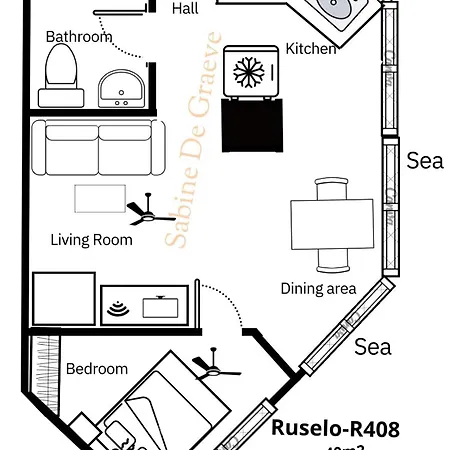 Apartment Nest By The Sea Wake Up With Ocean Views In Every Ruselo R408 *
